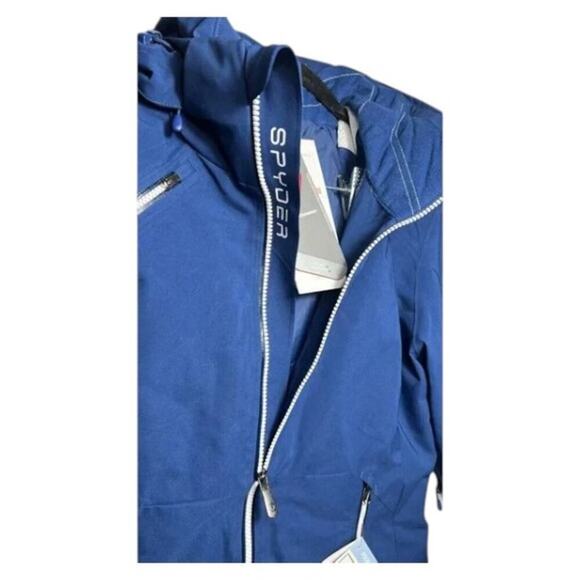 Spyder Women’s Schatzi GTX Infinium Ski Jacket Abyss Blue Size 10 NWT Gore-Tex - Picture 3 of 7